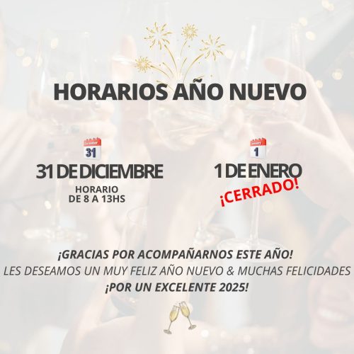 Horarios Año Nuevo